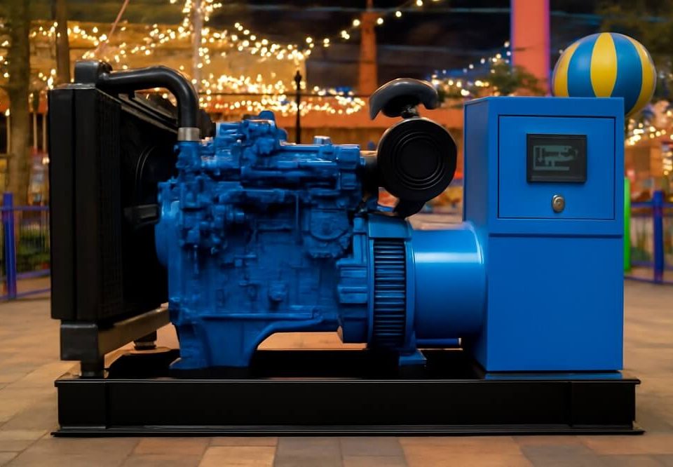دیزل ژنراتور در شهربازی های سرپوشیده