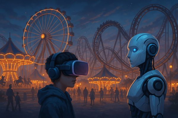 نقش هوش مصنوعی در مدیریت و طراحی شهربازی‌ها