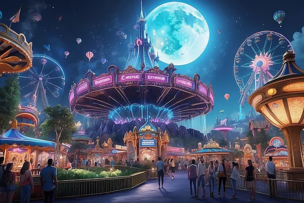 ورود فناوری به دنیای شهربازی‌ها