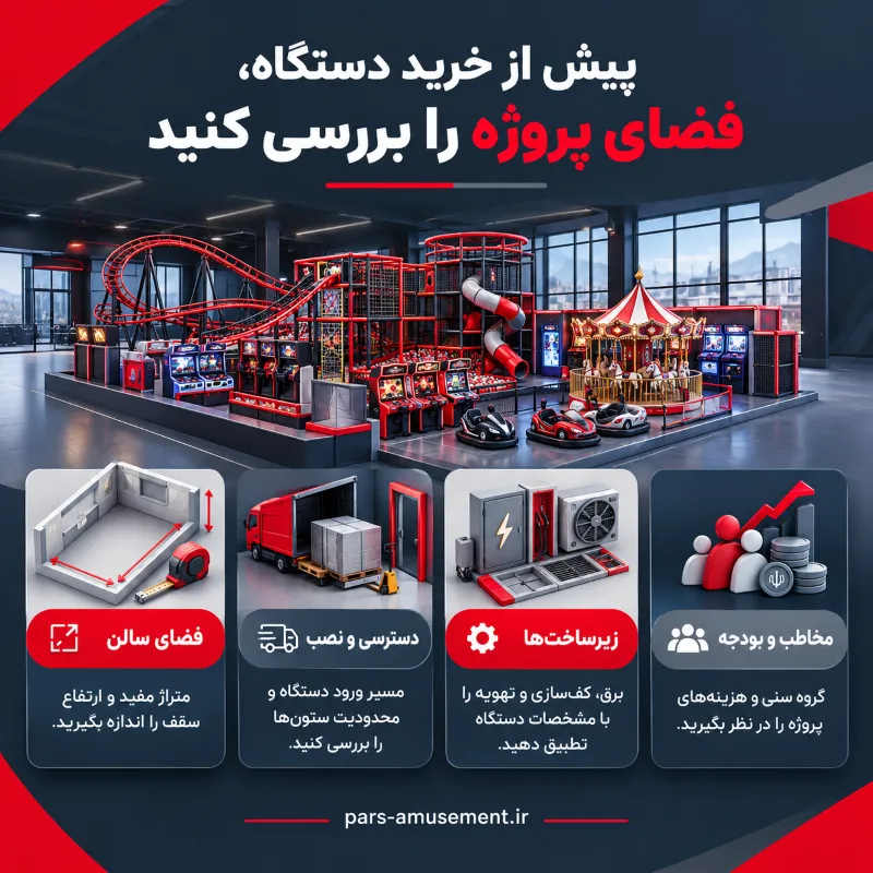 خرید دستگاه شهر بازی سرپوشیده در اصفهان،پیش از خرید